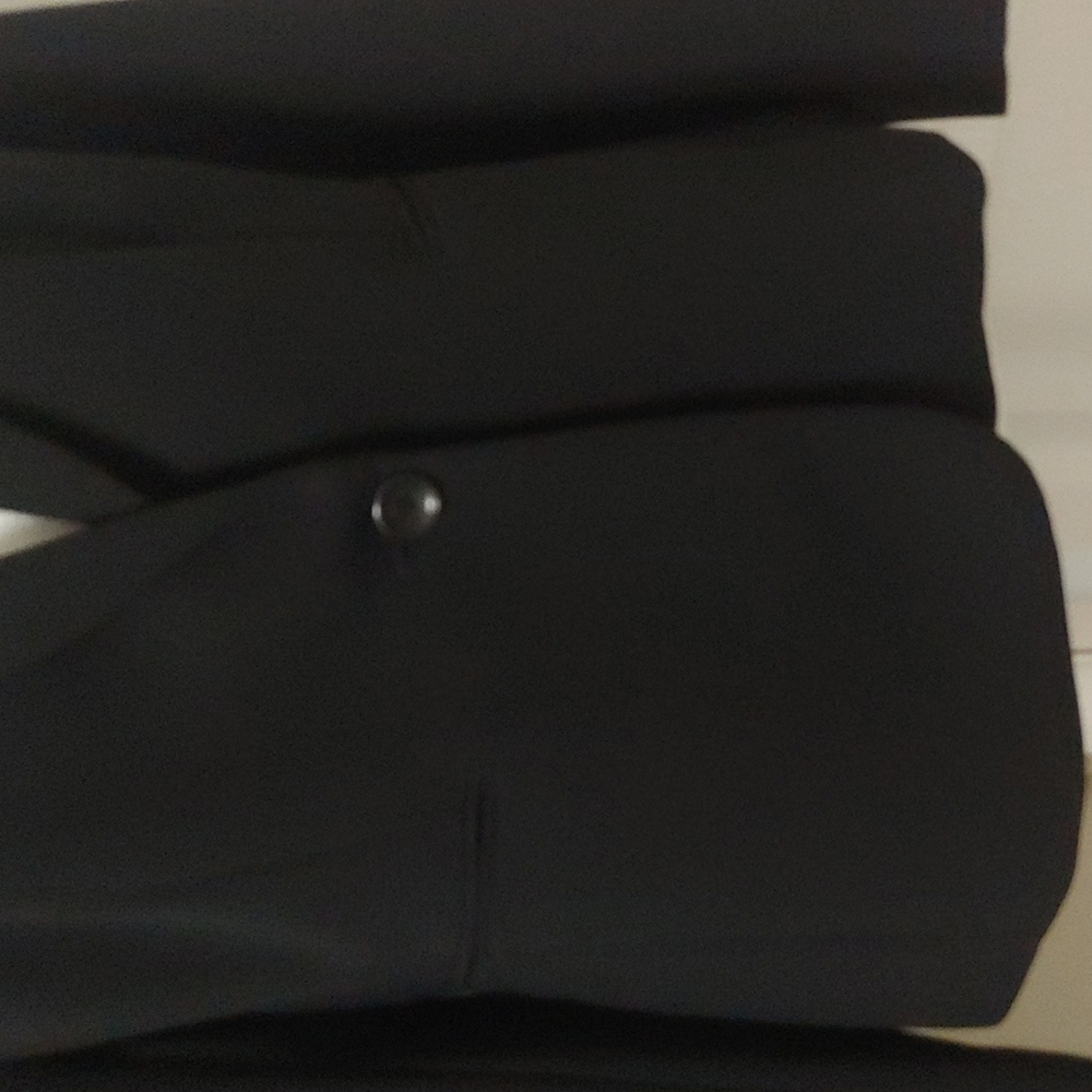 Talbots Basic Black Notched Lapel Fully Lined Bla… - image 5